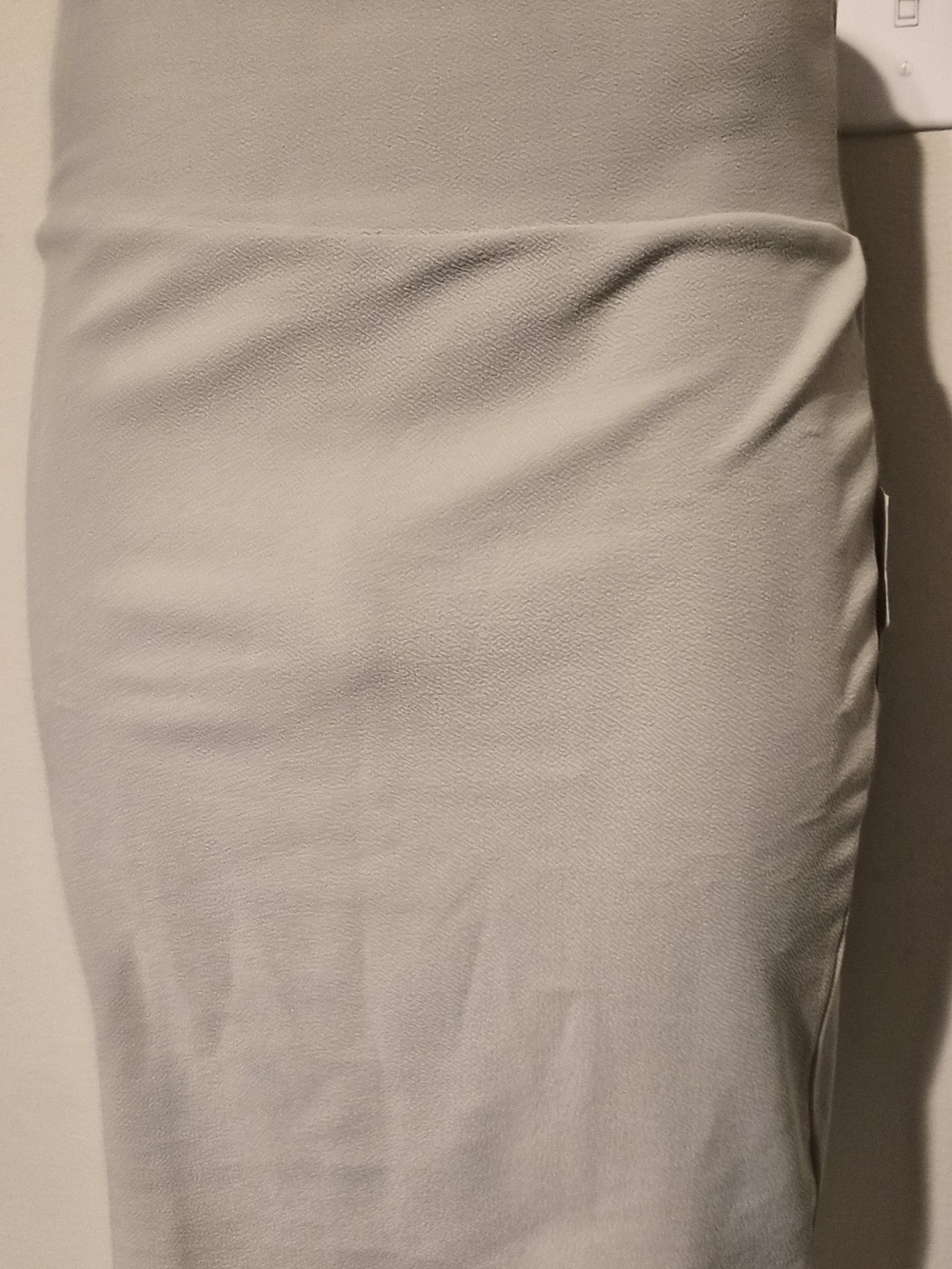 LuLaRoe Cassie Skirt XL Beige Solid Pencil Stretch Fitted Pull On NWT